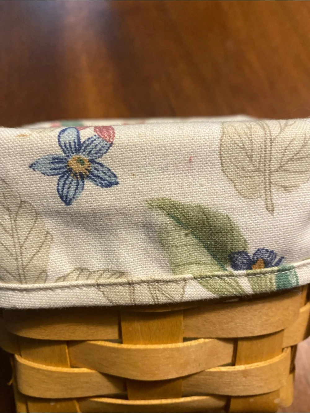 Longaberger handwoven basket
